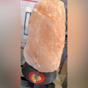 Himalayan salt lamp Blackhawks edition